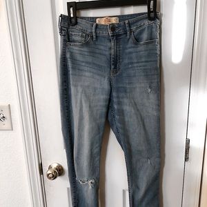 Light Hollister Skinny High-Rise Jeans